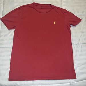 Salmon polo tshirt, size small